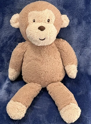 Carters Adorable Tan Cream Lullabies Musical Monkey Plush Rare HTF 2017 - Image 1 of 4