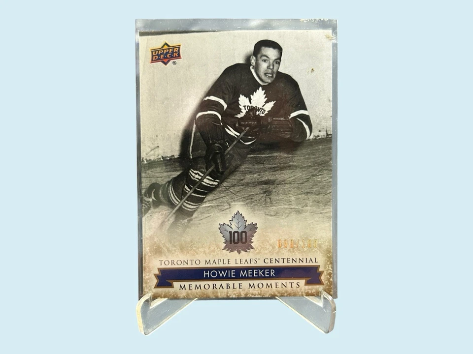 2017 Toronto Maple Leafs Centennial MM Gold 98/100 Howie Meeker  Card#172 - Image 1 of 2