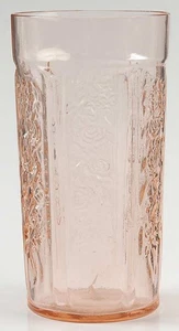 Federal Glass  Sharon Pink 12 Oz Flat Thin Tumbler 4571320 - Picture 1 of 1