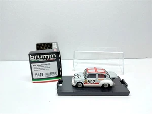 Fiat Abarth 1000 TC Scud Merano Corse #502 Trento Bondone 1974 - 1/43 Brumm R499 - Foto 1 di 2