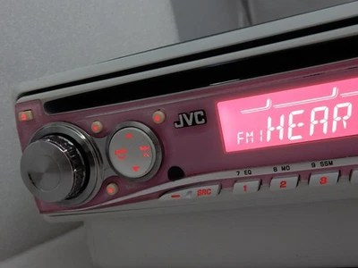 JVC KD-SC401 🟦 Simple "PINK" Car Radio with CD AUX (No:2526251) - Image 1 of 4
