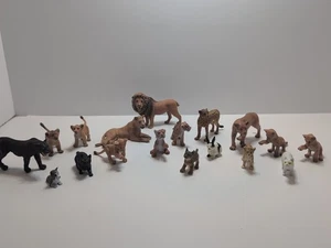 Große Katze Figuren Lot x18 - Schleich Safari Ltd. Mojo - Tiger Löwe Gepard Panther - Bild 1 von 5