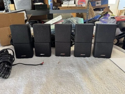 Bose Lifestyle 12 Serie II Heimkino 5 Doppelcube Lautsprecher Kabel RAUCHFREI - Bild 1 von 4