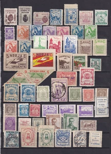 SCW Local Labels 56 differents ESPAÑA GUERRA CIVIL (3371) - Picture 1 of 1