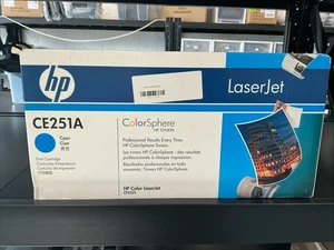 HP ColorSphere LaserJet CYAN CE251A  Print Cartridge EB0694 - Picture 1 of 2