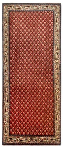 Alfombra Oriente Morgenland - 197 x 80 cm - Roja - Imagen 1 de 6