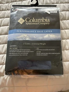 Columbia Sportswear Men’s Two Layer Universal Weight Base Layer Bottoms Black XL - Picture 1 of 8