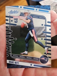 2024 Panini Absolute - Rookies Blue #103 Drake Maye (RC) New England Patriots  - Bild 1 von 2