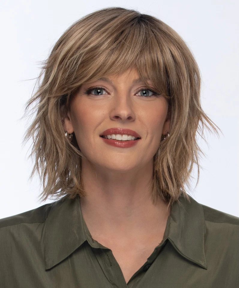 Peluca HOLLIS de ESTETICA, ¡TODOS LOS COLORES! Heat-Friendly, Mono Top, NUEVO Foto 1 de 4