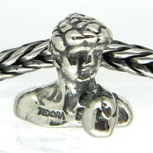 DAVIDE DI DONATELLO  AUTHENTIC 925 STERLING SILVER EUROPEAN CHARM BEADS 517 - Picture 1 of 3