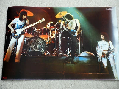Queen poster Freddie Mercury A Day At The Races Live poster on stage Poster - Image 1 of 2