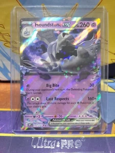 Holo Houndstone ex 102/197 doppelt seltene Obsidianflammen Pokemon AGB - Bild 1 von 3