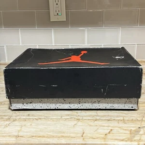 Rare Vintage Nike Air Jordan BLK/BLK  Infrared  Shoe Box Only - 4391 - SZ 8.5 - Picture 1 of 14