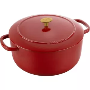 4062297005393 Ballarini Bellamonte Round Cast Iron Pot - 7 ltr, Red - Picture 1 of 1