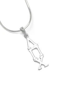 Lambda Pi Chi Latina Sorority Sterling Silver lavaliere | Sorority Jewelry **NEW - Picture 1 of 1