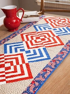 Cut Loose Press Pattern- Glory In The Cabin Table Runner  - Picture 1 of 1