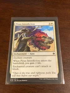 Magic the Gathering Ixalan Pious Interdiction - Picture 1 of 2