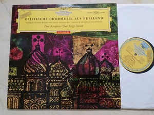 Sacred Choral Music from Russia Don Kosaken Choir S.S.Jaroff DGG LP - Picture 1 of 2