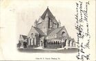 RARE-vintage postcard- Christ ME Church Pittsburg PA-posted 1908 undivided back