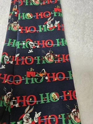 Corbata de colección 1998 Looney Tunes Navidad Ho para hombre Kravat vacaciones bonita  Foto 1 de 3