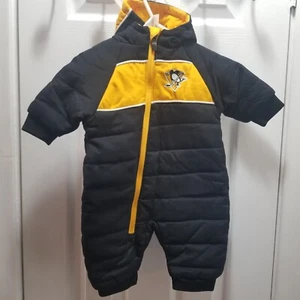NHL Pittsburgh Penguins Newborn Infant Winter Snowsuit Newborn 0/3 Months - Picture 1 of 9