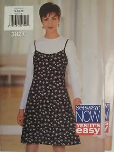Easy OOP BUTTERICK 3827 Misses A-Linie Pullover & Top MUSTER 12-14-16/18-20-22 UC - Bild 1 von 3