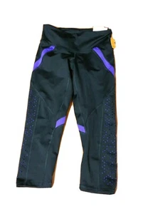 C9 by Champion Women NEW X-SMALL Black Athletic Yoga Fitted Capri Tights(#71e - Picture 1 of 5
