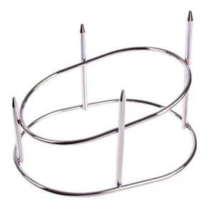Appetito Sturdy Ham Stand Chrome Holds Securely Durable Superior High Quality - Picture 1 of 1