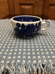 Chinese Blue Teacup Mug Cup John Maddock England Tea 4” X 2.5” Flow - Picture 1 of 12