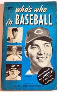 WHO'S WHO in BASEBALL magazine ~ 1971 Edition w/ Johnny Bench +++ - Picture 1 of 1