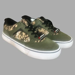 Airwalk Shoes Youth Size 4 Huntington Lace-Up Sneakers Camo Military Green NEW - Picture 1 of 5