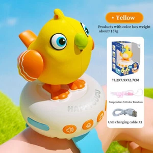 Yellow Bird Watch Electric Toy Dancing Music Repeating Kids Cute Funny Gift Au - Picture 1 of 27