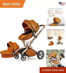 Modern Baby Stroller: Adjustable Seat Height Angle - Four-Wheel Shock Absorption - Picture 1 of 8