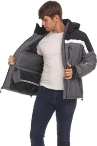 NWT RARE Avalanche Outdoor Supply Company Men's Ski Jacket Charcoal MEDIUM - Picture 1 of 14