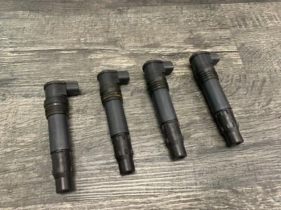 Kawasaki ZX9R ZX12R Ninja OEM Set of 4 Ignition Coils Spark Plug Caps Sticks - Image 1 of 4