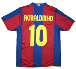 NIKE 2007-08 FC BARCELONA *RONALDINHO* KOSZULKA KOSZULKA M - Zdjęcie 1 z 6