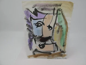 DENIS GRUNDMANN San Francisco Outsider Art Pastell Zeichenpapier 2005 #38 - Bild 1 von 3