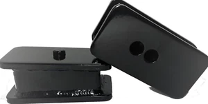 Rear Axle 4" Lift Blocks Fabricated Steel Pair Fits 1994-01 Dodge Ram 1500 Truck - Picture 1 of 24
