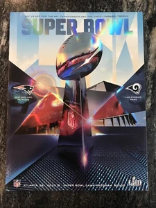 Superbowl LIII official program (Patriots vs Rams) atlanta 2019 - Picture 1 of 11