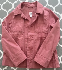 Gap Girls size small pink utility Jacket Coat - Picture 1 of 4