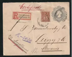 CHILE, 1909, HERMOSA PAPELERÍA REGISTRADA A ALEMANIA, ¡VER! - Imagen 1 de 1