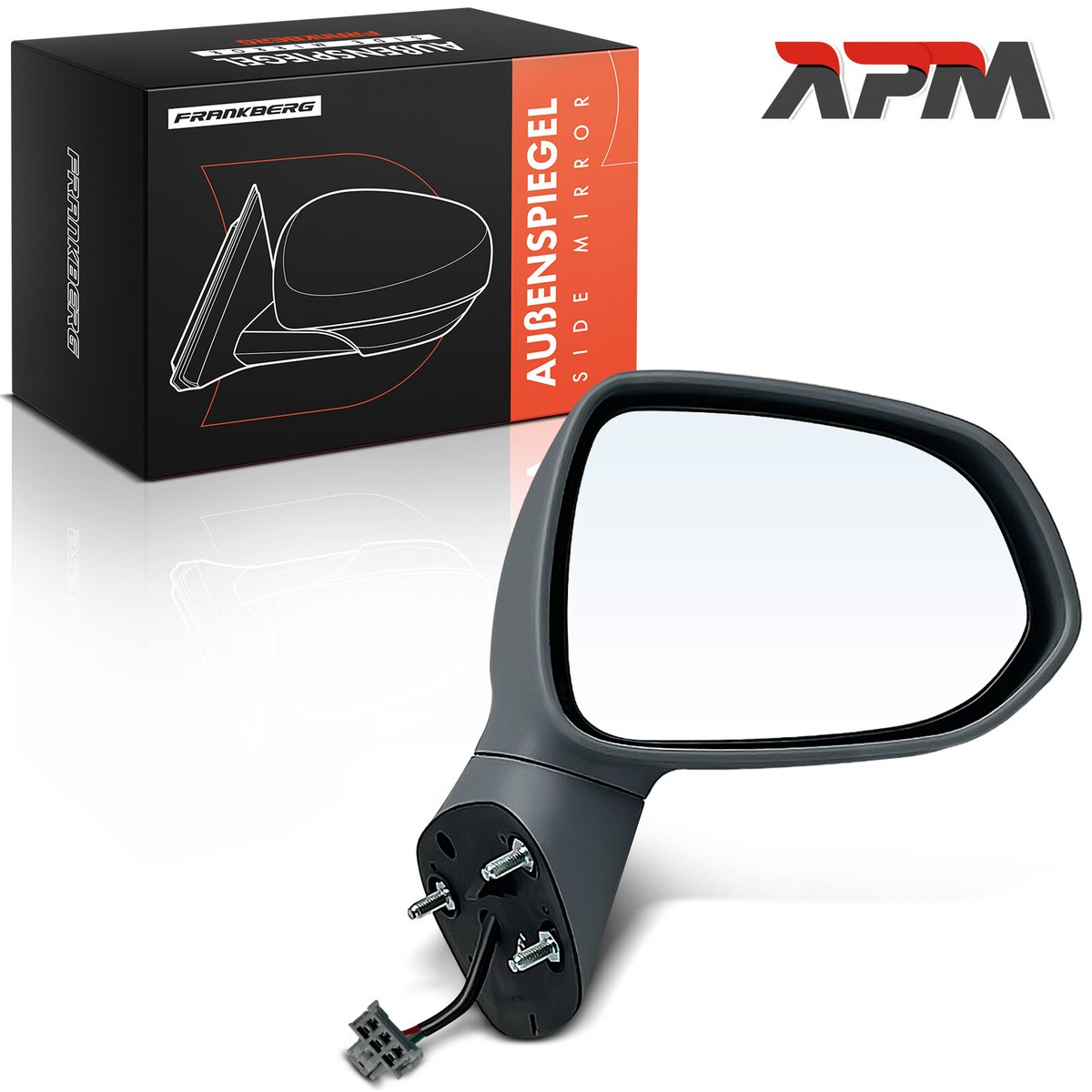 Specchietto Retrovisore Esterno Sinistro - Vetro Curvo Cromato Per Honda Jazz 2003-2006 - Foto 2