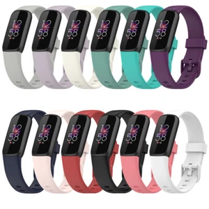 For Fitbit Luxe Bracelet Wrist Replacement Band Sport Silicone Breathable Strap - Picture 1 of 24