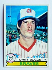 Tommy Boggs #384 Topps 1979 Baseball Card (Atlanta Braves) VG