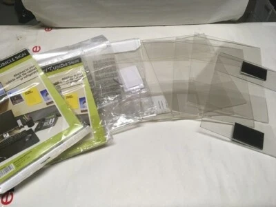 Lot of 12 GLOLITE NU-DELL  Cubicle Sign Holder 8 1/2 x 11 Clear Insert 37085z - Image 1 of 4