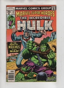 Cómic Marvel Super-Heroes edición #72. Increíble Hulk. Stan Lee. 1978 - Imagen 1 de 2