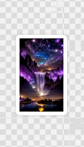 Waterfall Sticker Decal Phone Laptop PICK ONE  - Picture 1 of 1