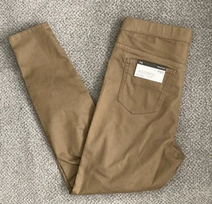 NEU M&S Damen dunkel camel hoher Bund Jeggings Größe 14R - Bild 1 von 3