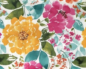 Aquarell Blumen Abstrakt Vinyl Flanell Unterlegt Tischdecke Verschiedene Größen Mehrfarbig - Bild 1 von 6