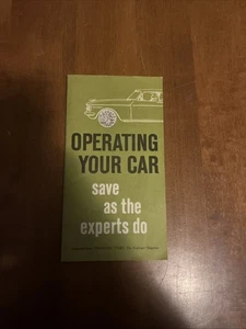 1962 Operating Your Car Pamphlet Changing Times Kiplinger Magazine - Picture 1 of 5